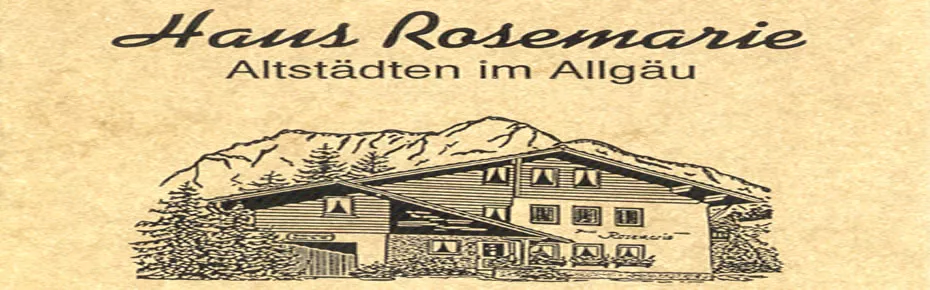 Ferienwohnungen Rosemarie
